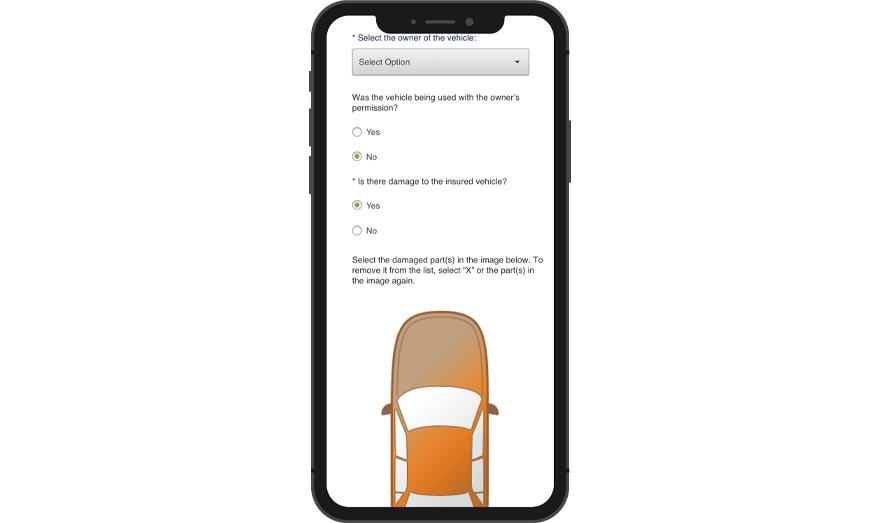 insurance screenshot